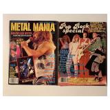 2 ASSORTED ROCK MAGAZINES SEE DESC.