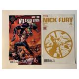 2 MARVEL COMICS NICK FURY #5 & ATLANTIS ATTACKS #5
