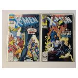 2 MARVEL COMICS THE UNCANNY X-MEN #255, 273