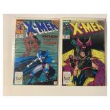 2 MARVEL COMICS THE UNCANNY X-MEN #256, 257
