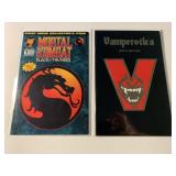 1 BRAINSTORM & 1 MALIBU COMIC SEE DESC.