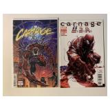 2 MARVEL COMICS CARNAGE #1 & CARNAGE USA #1