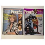 2 PEOPLE WEEKLY MAGAZINES SEE DESC.