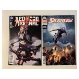 2 DC COMICS THE SILENCER #14 & RED HOOD ARSENAL #8