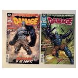 2 DC COMICS DAMAGE #7, 8