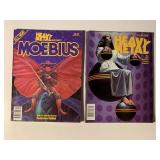 2 HEAVY METAL ADULT FANTASY MAGAZINES SEE DESC.