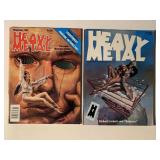 2 HEAVY METAL ADULT FANTASY MAGAZINES SEE DESC.