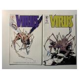 2 DARK HORSE COMICS VIRUS #1, 2