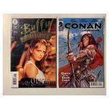 2 DARK HORSE COMICS CONAN 2 BUFFY VAMPIRE SLAYER 1
