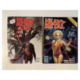 2 HEAVY METAL ADULT FANTASY MAGAZINES SEE DESC.
