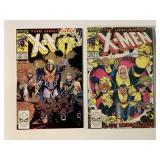 2 MARVEL COMICS THE UNCANNY X-MEN #252, 254