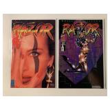2 LONDON NIGHT COMICS RAZOR #7, 8 ADULT READ