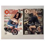 2 OUTLAW BIKER MAGAZINES JULY 1989 & DECEMBER 1989