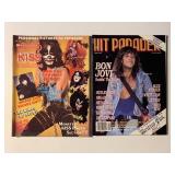 2 ASSORTED ROCK MAGAZINES SEE DESC.