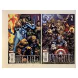 2 MARVEL COMICS ULTIMATUM #1, 2