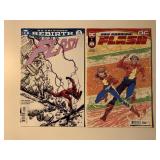 2 DC COMICS THE FLASH #1 & 28