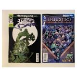 2 DC COMICS INJUSTICE ANNUAL 1 & JUSTICE LEAGUE #4