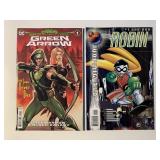 2 DC COMICS ROBIN #1,000.000 & GREEN ARROW #1