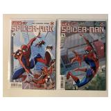 2 MARVEL COMICS WEB OF SPIDER-MAN #1, 2
