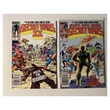 2 MARVEL COMICS SECRET WARS #11, SECRET WARS II #1