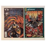 2 IMAGE COMICS SUPREME #11 & THE HEDGE KNIGHT #3