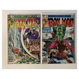 2 MARVEL COMICS IRON MAN SEE DESC.