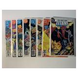 8 DC COMICS THE NEW TEEN TITANS SEE DESC.
