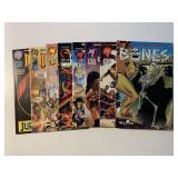 8 ASSORTED MALIBU COMICS SEE DESC.