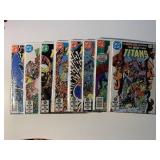8 DC COMICS THE NEW TEEN TITANS #24-31