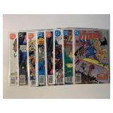 8 ASSORTED DC COMICS SEE DESC.