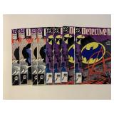 8 DC COMICS DETECTIVE COMICS 4/#610 & 4/#608