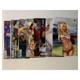 8 ASSORTED ZENE SCOPE COMICS SEE DESC.
