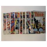 8 MARVEL COMICS THE MIGHTY THOR #371, 373-379