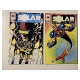 2 VALIANT COMICS SOLAR MAN OF THE ATOM #21, 23