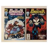 2 MARVEL COMICS THE PUNISHER WAR ZONE #11, 21