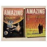 2 AMAZING STORIES FACT AND SCIENCE FICTION PULPS