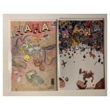 2 IMAGE COMICS HAHA 2/#4 ADULT READ