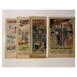 4 DC COMICS W/NO COVERS SEE DESC.