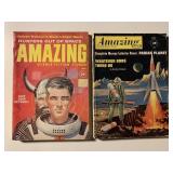 2 AMAZING STORIES FACT AND SCIENCE FICTION PULPS