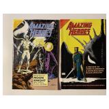 2 ECLIPSE COMICS AMAZING HEROES #54, 65