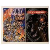 2 IMAGE COMICS CY-GOR #1 & CRYPT #1