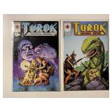 2 VALIANT COMICS TUROK DINOSAUR HUNTER #4, 8