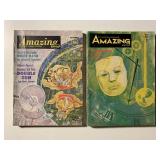 2 AMAZING STORIES FACT AND SCIENCE FICTION PULPS