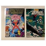 2 MARVEL COMICS AVENGERS WEST COAST #83, 84