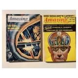 2 AMAZING STORIES FACT AND SCIENCE FICTION PULPS