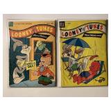 2 DELL COMICS LOONEY TUNE MERRIE MELODIES SEE DESC