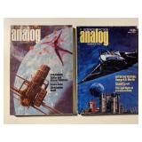 2 ANALOG SCIENCE FICTION PULPS SEE DESC.