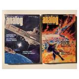 2 ANALOG SCIENCE FICTION PULPS SEE DESC.