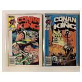 2 MARVEL COMICS CONAN THE KING #30, 31