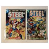 2 DC COMICS STEEL THE INDESTRUCTIBLE MAN #1, 4